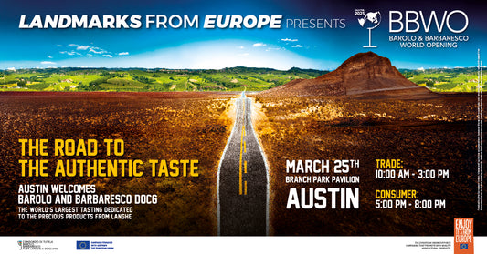 Barolo & Barbaresco World Opening in Austin, TX on March 25th, 2025