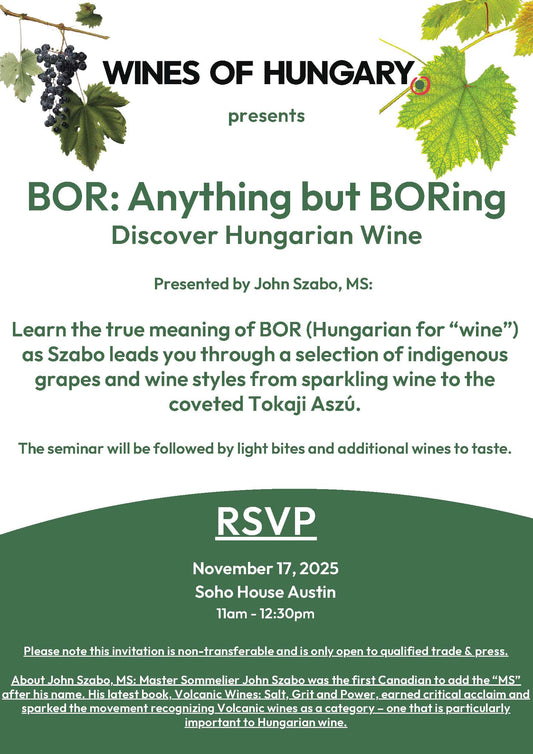 Wines of Hungary with John Szabo, MS